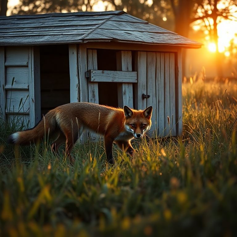 how to catch a fox that is eating my chickens